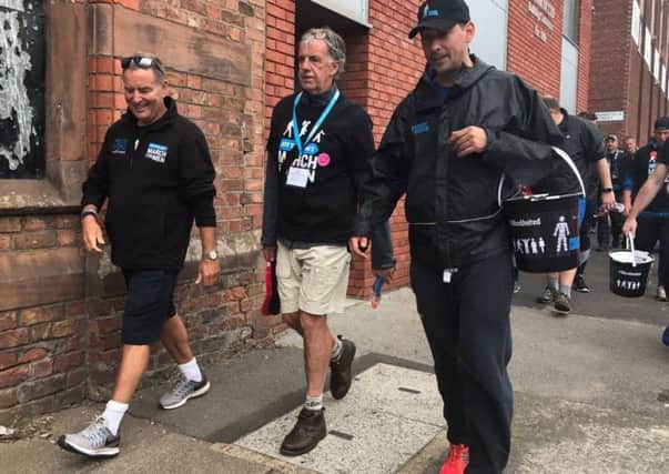 Jeff Stelling on the road for March for Men.