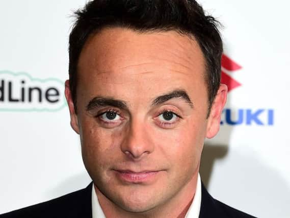 Readers have rallied round TV presenter Ant McPartlin after he revealed he's going into rehab. Pic: PA.