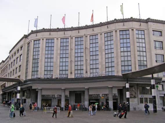 Brussels Central Station has been evacuated after an explosion tonight.
