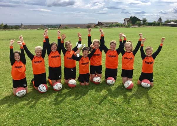 This is the second year in a row Clavering's basketball team has won the prize.