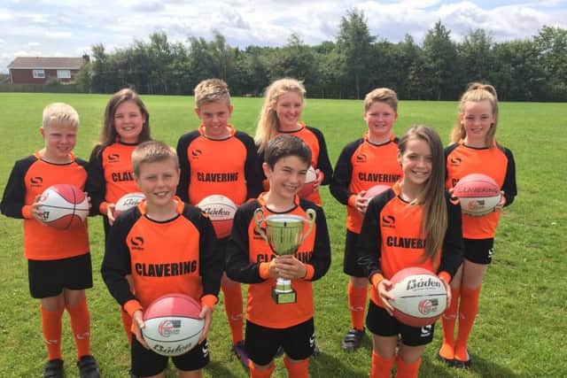 This is the second year in a row Clavering's basketball team has won the prize.