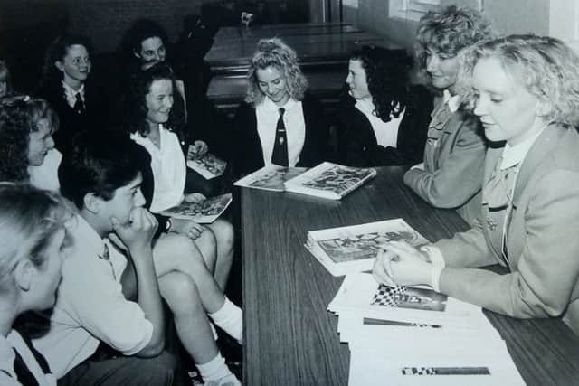 Are you pictured at this 1992 careers convention?