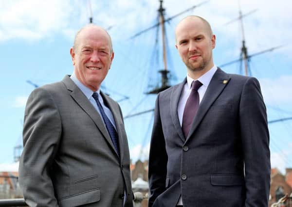 Father and son Philip and Martin Smith who have launched a new business in Hartlepool.