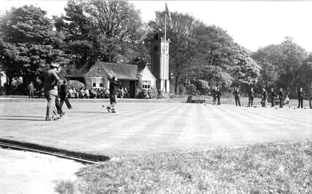 A game of bowls in Ward Jackson Park.