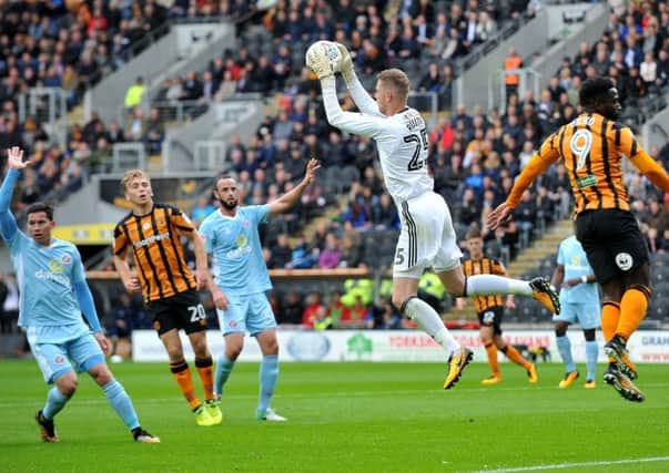 Sunderland keeper Robbin Ruiter makes a comfortable catch at Hull. Picture by Frank Reid