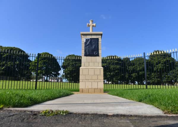 Hesleden Cemetery new war memorial