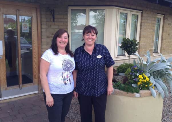 Left to right: Deb Smith and Joanne Blackwood Day Services Manager at Hartlepool Day Centre