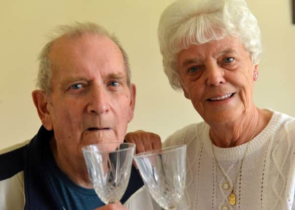Ronnie and Joan Farman celebrating their Diamond wedding anniversary