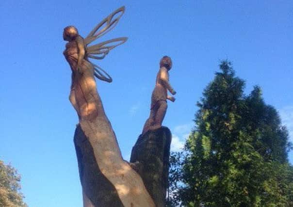 Completed tree sculptures in Burn Valley in Hartlepool. Pictures by Tom Collins.