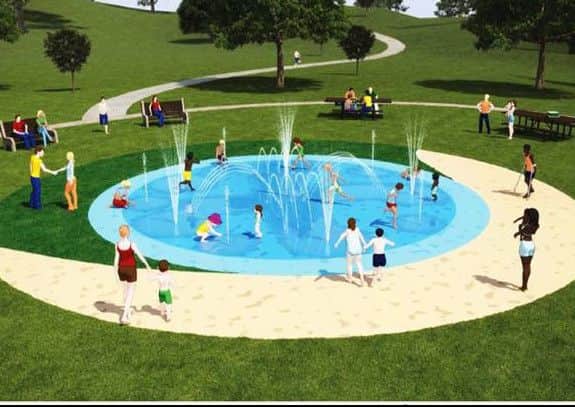 A new water play area planned for Seaton Carew