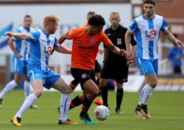 Conor Newton in action for Pools. Picturer by Mark Fletcher/ Shutter Press