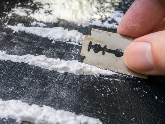 Suspected cocaine was found by Cleveland Police.