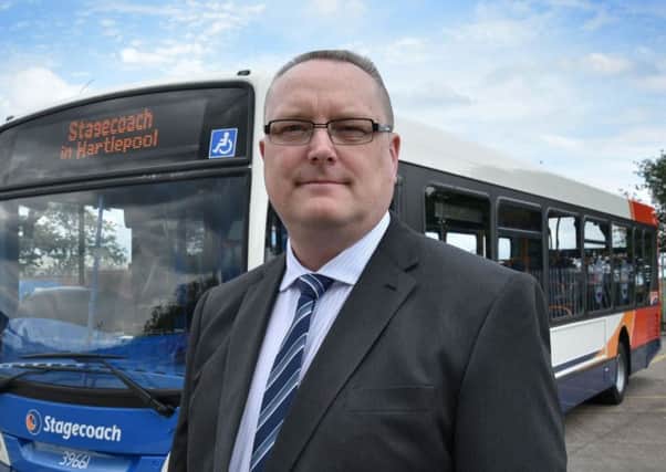 Jason Astley, operations manager at Stagecoach North East's Hartlepool depot.