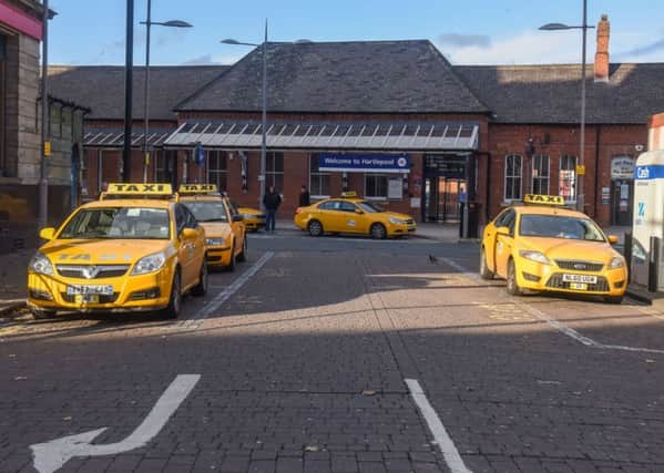 Taxi rank, Station Approcah, Hartlepool.