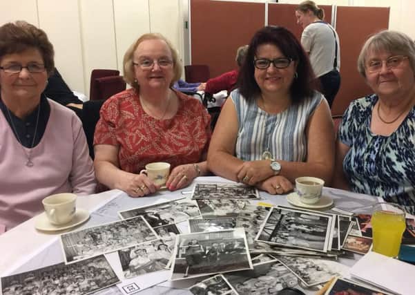 Members of Blackhall Community Drama Group, left to right, Margaret
Smurthwaite, Linda Purdy, Barbara Old and Milly Tempest.