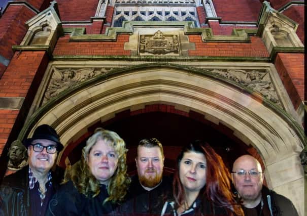 Jo Banks (second left) with fellow members of Hartlepool Paranormal Group