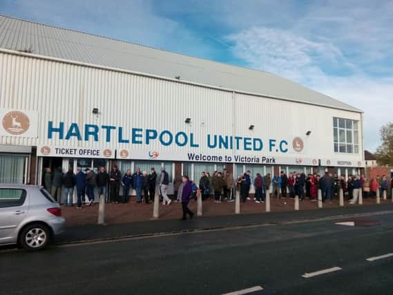 Hartlepool United fans queue up for FA Cup tickets against South Shields