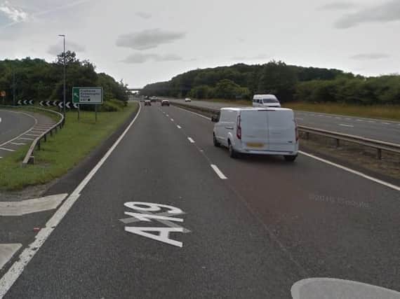 The A19 at Crathorne. Picture from Google Images.