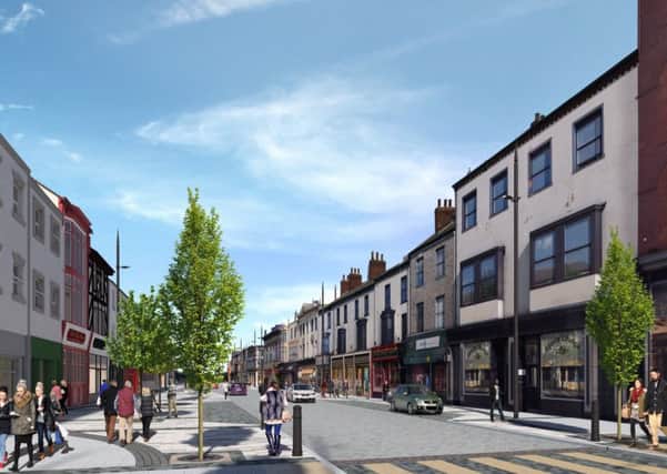 An artist's impression of how Church Street will look after the project is complete.