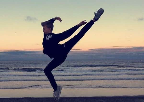 Teenage dancer Jay Allan was delighted to be nominated for a Young Performer of the Year Award in the Mail's annual awards.