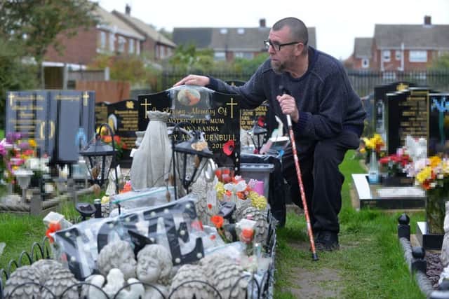 George Turnbull's wife and parents graves have been targeted by thieves at Castletown Cemetery