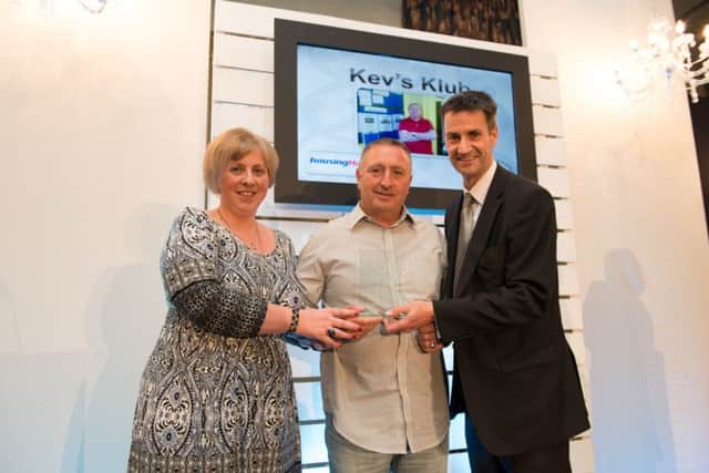 The Pride of Hartlepool Awards 2014, held at Hardwick Hall. Allison and Kevin McLean of Kev's Klub won the Community Group award.