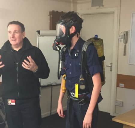 Testing the breathing apparatus
