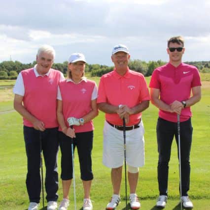 Drive Vauxhall, one of the winning teams at the hospice golf day.
