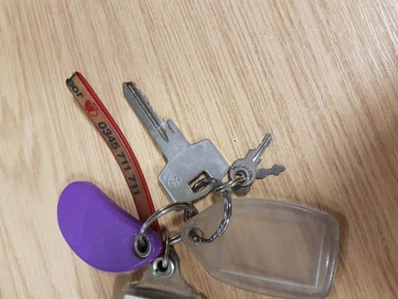 Police are appealing to trace the owners of a set of keys which were recovered by officers in Hartlepool town centre.