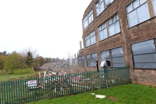Domolition of Peterlee's  East Durham Community College