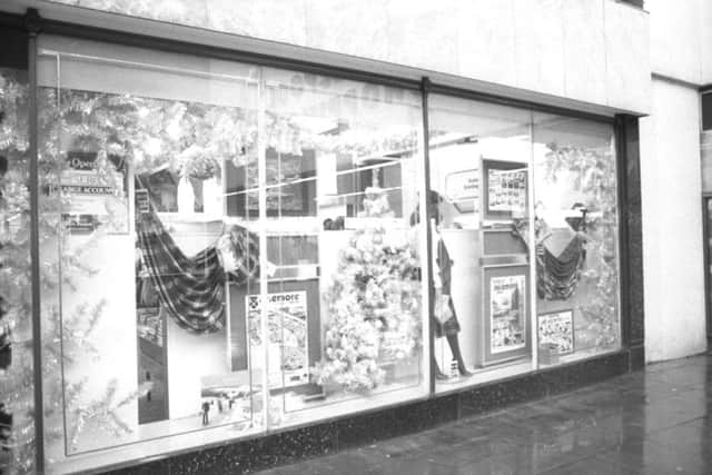 The Binns Christmas window, but what was it like for presents.