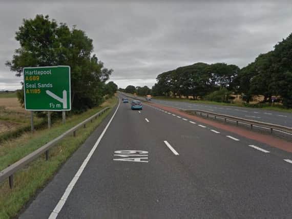 The incident took place near Hartlepool on the A19. Image by Google Maps.