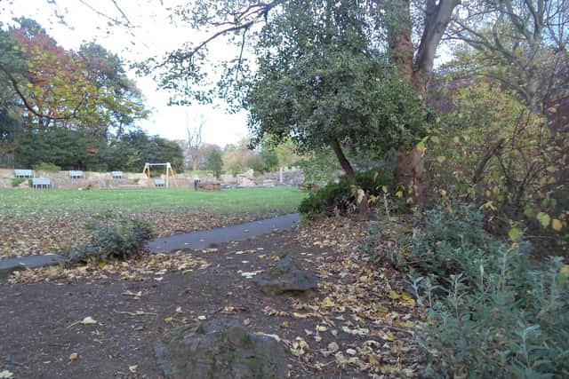 The park off Cowyn Road, Burn Valley, Hartlepool, where the attack happened.