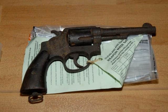 This historical piece was handed in during the firearms amnesty.