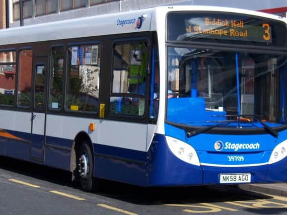 Youths causing problems for Hartlepool buses.