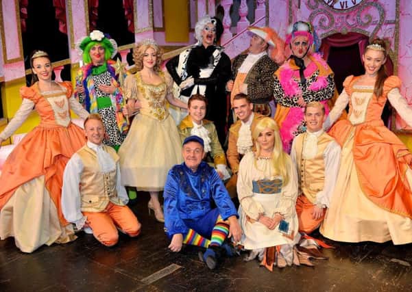 The cast of Cinderella, at the Billingham Forum Theatre. Picture by FRANK REID