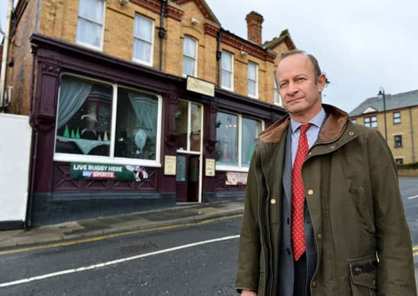 UKIP Leader Henry Bolton in the Cosmopolitan Pub. Picture by FRANK REID