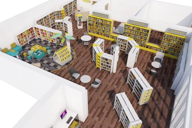 How the new library space will look, once completed in the autumn.