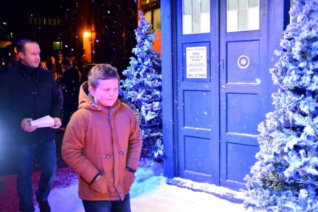 Dr Who night makes Thomas Dunn's Christmas extra special.