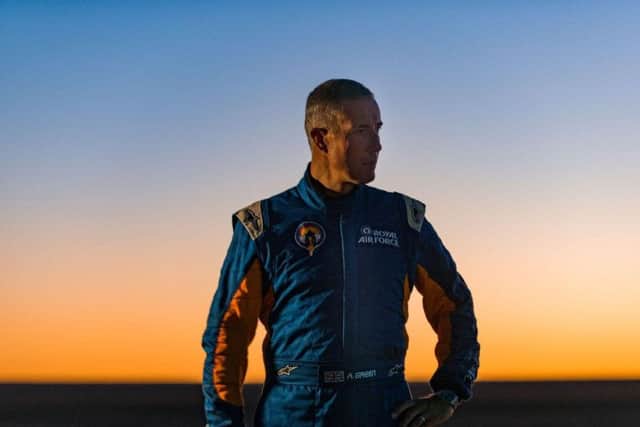 Wing Commander Andy Green who grew up in Hartlepool will drive the Bloodhound SSC.