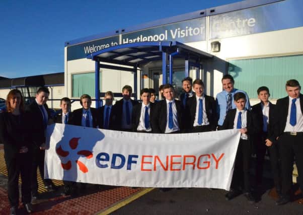 A contingency from St Hild's School became the 30,000th visitor to hartlepool power station's Visitor Centre.