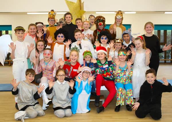 Eldon Grove Academy youngsters take to the stage.