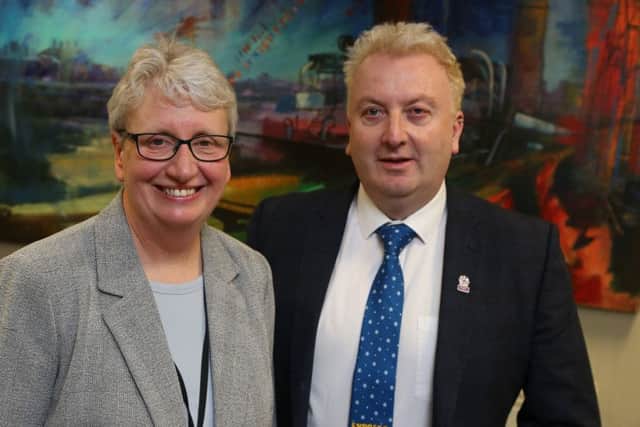 Hartlepool Council Leader Christopher Akers-Belcher and Chief Executive Gill Alexander.

Picture: TOM BANKS