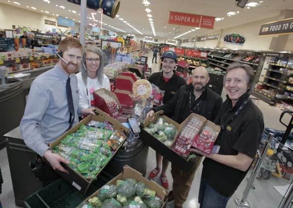 Aldi donated surplus food on Christmas Eve to 19 charities and food banks in the North East.