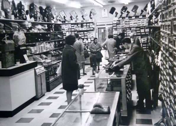 Pools Surplus Store in 1969.