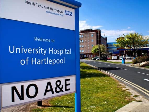 Patients at hospitals including the University Hospital of Hartlepool are to have their operations cancelled.
