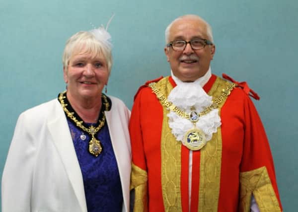 Mayor and Mayoress of Hartlepool  Coun Paul Beck and Mrs Mary Beck