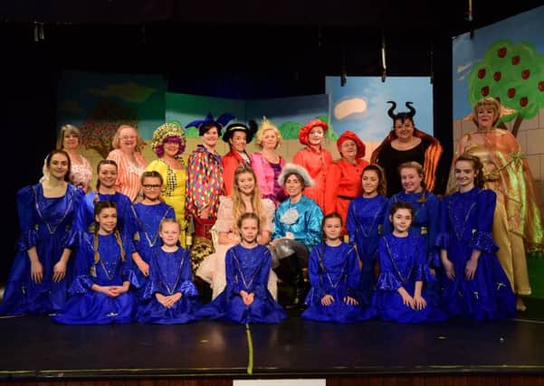 Cast of the latest production by the Blackhall Community Drama Group, panto Sleeping Beauty.