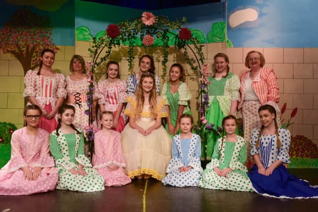 Cast of the latest production by the Blackhall Community Players, panto Sleeping Beauty.