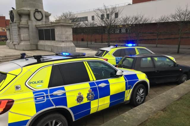 A heavy police presence was seen on Victoria Road today as officers dealt with the incident.